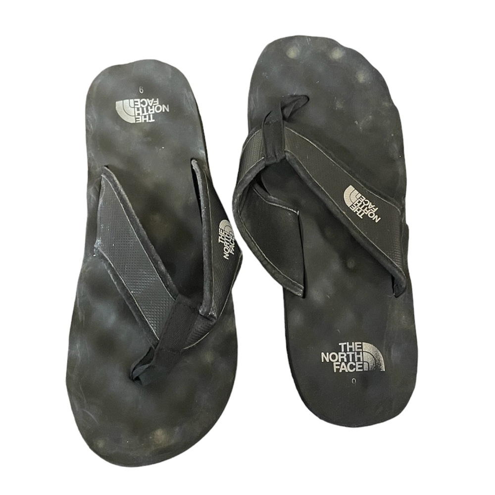 The North Face Black Waffle Flip Flop Sandals Men’s Sz 9